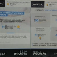 Photo taken at Faculdade Impacta de Tecnologia (FIT) by Leandro I. on 11/8/2017