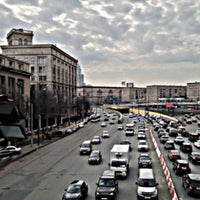 Photo taken at Пешеходный мост у Гидропроекта by Konstantin V. on 4/18/2013