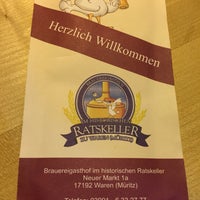 Photo taken at Brauereigasthof im Ratskeller zu Waren (Müritz) by Herr L. L. on 7/28/2015
