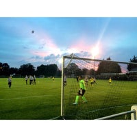 Photo taken at Hanwell Town FC by Andrew K. on 8/18/2015