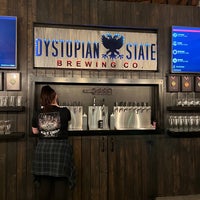 Photo taken at Dystopian State Brewing Co. by Lesa M. on 10/8/2022