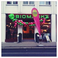 Photo taken at denn&amp;#39;s Biomarkt by Nina M. on 11/29/2012