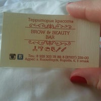 Photo taken at Brow &amp;amp; Beauty BAR by Olga L. on 3/8/2016