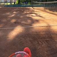 Photo taken at Теннисный клуб «На Ленинском» | Школа тенниса «Триумф» by Andrey on 6/1/2015