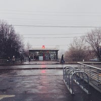 Photo taken at metro Pionerskaya by Irina B. on 4/20/2015