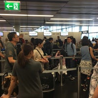 Photo taken at Eva Air Check-in by Natthapol P. on 4/15/2018