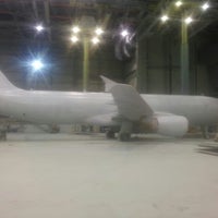 Photo taken at klm aircraft painting facility by Heiko on 1/3/2014
