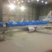 Photo taken at klm aircraft painting facility by Heiko on 12/23/2013