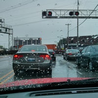 Photo taken at Cumberland / Grand RR Crossing by Andrey B. on 7/26/2013