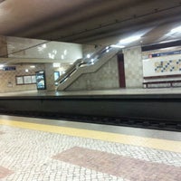 Photo taken at Metro Cidade Universitária [AM] by Sara F. on 1/19/2013