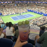 Photo taken at Arthur Ashe Stadium by Anna W. on 9/9/2023