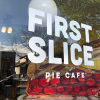 Photo taken at First Slice Pie Café by Andrew P. on 5/10/2019