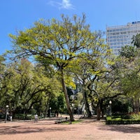 Photo taken at Praça da Alfândega by Dan S. on 10/17/2021