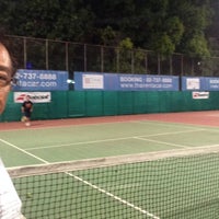 Photo taken at Tennis Courts by Prachak T. on 12/26/2013