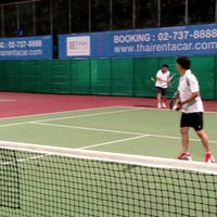 Photo taken at Tennis Courts by Prachak T. on 5/2/2013