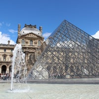 Photo taken at Louvre Pyramid by Edson on 11/7/2013