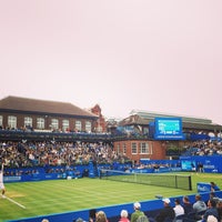 Photo taken at Queens Club Centre Court by Jason H. on 6/18/2016