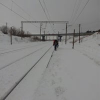 Photo taken at Платформа «151 км» by Стасян Р. on 2/23/2016