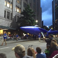 Photo taken at Seafair Torchlight Parade by Spenser H. on 7/26/2015