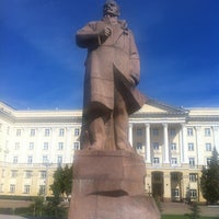 Photo taken at Памятник Ленину by Александр К. on 8/18/2013