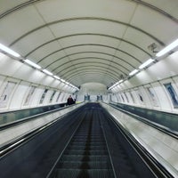 Photo taken at Metro =B= Hloubětín by Eliška M. on 1/21/2017