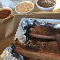 Photo taken at Woody&amp;#39;s BBQ by April on 1/25/2019