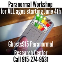 รูปภาพถ่ายที่ Ghosts915 Paranormal Research Center โดย Henry F. เมื่อ 4/22/2014