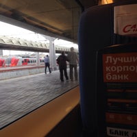 Photo taken at Поезд № 768 «Сапсан» Москва — Санкт-Петербург by Ekaterina A. on 8/18/2016