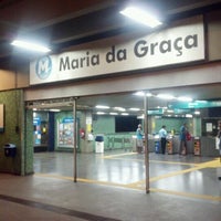Photo taken at MetrôRio - Estação Maria da Graça by Rafael M. on 9/18/2012