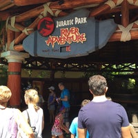 Photo taken at Jurassic Park River Adventure by René S. on 6/21/2015