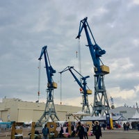 Blohm Voss Shipyards Factory In Hamburg