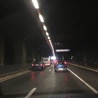 Photo taken at Leopold II-Tunnel by Caroline M. on 11/17/2016