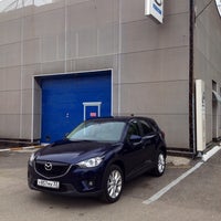 Photo taken at Дилерский центр Mazda «Юнайт Моторс» by Юрий Б. on 5/10/2014