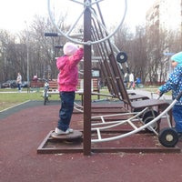 Photo taken at Детская площадка-горки by Vadim L. on 4/18/2014