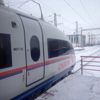 Photo taken at Поезд № 703/704 «Сапсан» Нижний Новгород — Москва by Юля А. on 2/8/2015