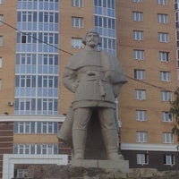 Photo taken at Памятник Емельяну Пугачеву by Юля А. on 8/9/2014