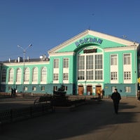 Photo taken at Ж/Д вокзал Кемерово by Evgeny B. on 10/12/2012