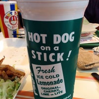 Photo taken at Hot Dog on a Stick by Anastasia C. on 10/5/2013