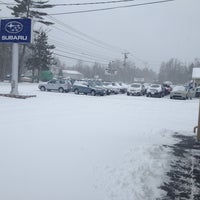 Photo taken at Stanley Subaru by Jason C. on 12/27/2012