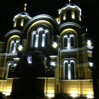 Photo taken at St Volodymyr&amp;#39;s Cathedral by Vladimir L. on 5/9/2013