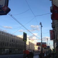 Photo taken at Tverskaya Street by Vladimir L. on 5/1/2013