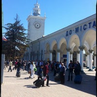 Photo taken at Железнодорожный вокзал «Симферополь» / Simferopol Railway Station by Igor K. on 5/4/2013