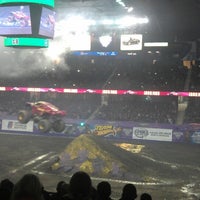 Photo taken at Monster Jam by Nikka A. on 2/10/2014