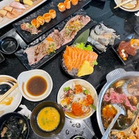 Photo taken at Masaru Shabu &amp;amp; Sushi Buffet by isbela S. on 2/4/2023