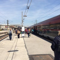 Photo taken at Railjet 165 Vienna (Zürich HB - Budapest) by Ilnur G. on 5/6/2014