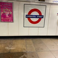 Photo taken at Liverpool Street London Underground Station by Neil C. on 4/16/2024