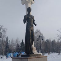 Photo taken at Памятник Студенчеству Томска by Mark&amp;#39;O B. on 2/3/2018
