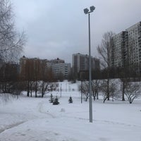 Photo taken at Новые Олимпийские пруды by Ольга Х. on 3/31/2018