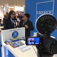 Photo taken at ARGO TRAVEL GROUP @ ITB (Hall 2.2, Booth 101) by Stratis V. on 3/11/2016