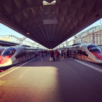 Photo taken at Поезд № 773 «Сапсан» Санкт-Петербург — Москва by Sergey S. on 8/19/2015
